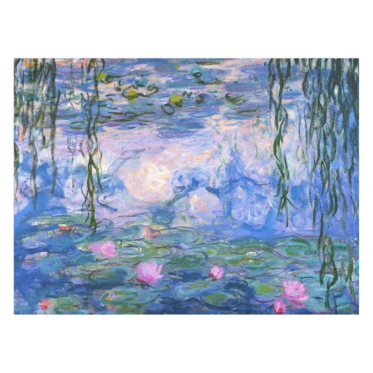 Wasser-Lilien Tischdecke (Vorderseite (Horizontal))