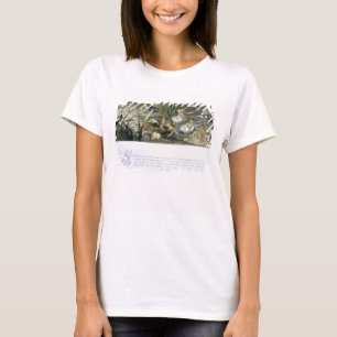 Wasser-Lilien und Wasser-Feen, Illustration von T-Shirt