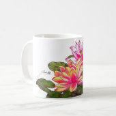 Wasser-Lilienen-Tasse Kaffeetasse (Vorderseite Links)