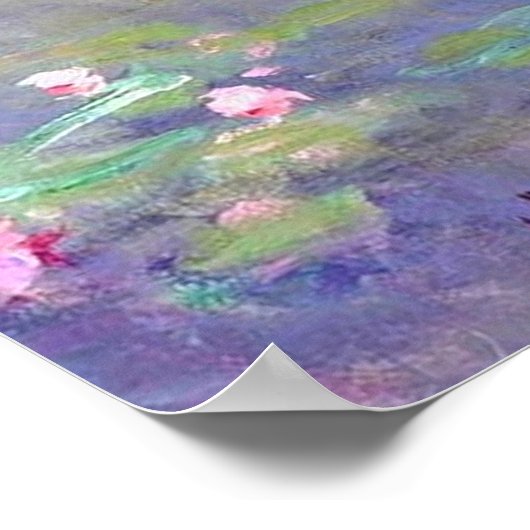 Wasser Lilies Impressionismus Poster (Ecke)