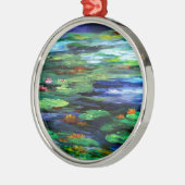 Wasser-LilieSomnolence 2010 Silbernes Ornament (Links)