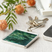 WASSER LILILIT IN GREEN POND von Claude Monet Keyc Schlüsselanhänger (Seite)