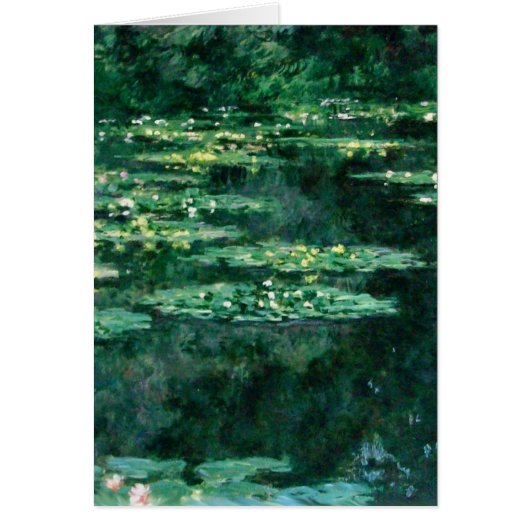 WASSER LILILIT IN GRÜNEN POND VON Claude Monet (Vorne)