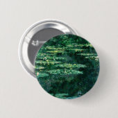 WASSER LILILIT IN GRÜNEN POND VON Claude Monet Button (Vorne & Hinten)