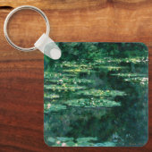 WASSER LILILIT IN GRÜNEN POND VON Claude Monet Schlüsselanhänger (Vorderseite)