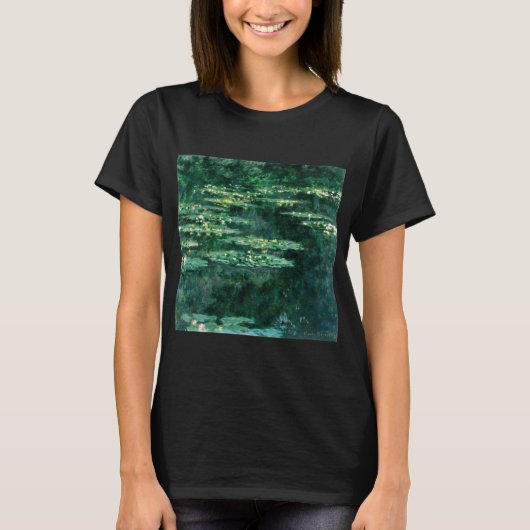 WASSER LILILIT IN GRÜNEN POND VON Claude Monet T-Shirt (Vorderseite)