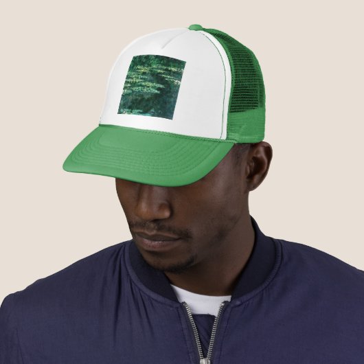 WASSER LILILIT IN GRÜNEN POND VON Claude Monet Truckerkappe (Beispiel)