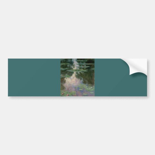 WASSER LILILIT IN PINK GREEN POND VON Claude Monet Autoaufkleber (Vorne)