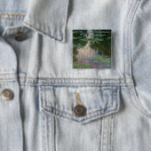 WASSER LILILIT IN PINK GREEN POND VON Claude Monet Button (Beispiel)