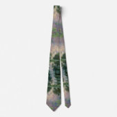 WASSER LILILIT IN PINK GREEN POND VON Claude Monet Krawatte (Vorderseite)