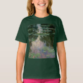 WASSER LILILIT IN PINK GREEN POND VON Claude Monet T-Shirt (Vorderseite)