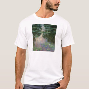 WASSER LILILIT IN PINK GREEN POND VON Claude Monet T-Shirt