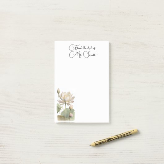 Wasser Lily Post-it-Notizen Post-it Klebezettel (Auf Schreibtisch)