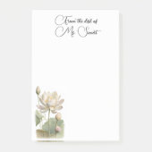 Wasser Lily Post-it-Notizen Post-it Klebezettel (Vorderseite)