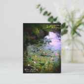 Wasser-Lily-Teich:Postkarte Postkarte (Stehend Vorderseite)