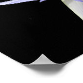 Wasser-Lippen-Poster Poster (Ecke)