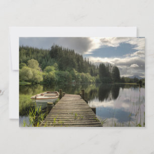 Wasser Loch Ard Trossachs National Park Dankeskarte