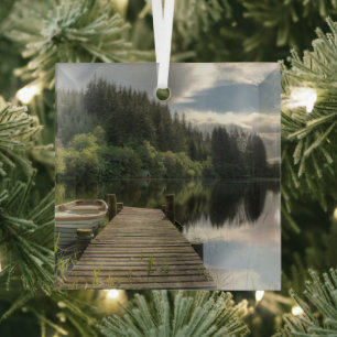 Wasser   Loch Ard Trossachs National Park Ornament Aus Glas