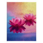 Wasser Lotus Poster (Vorderseite)