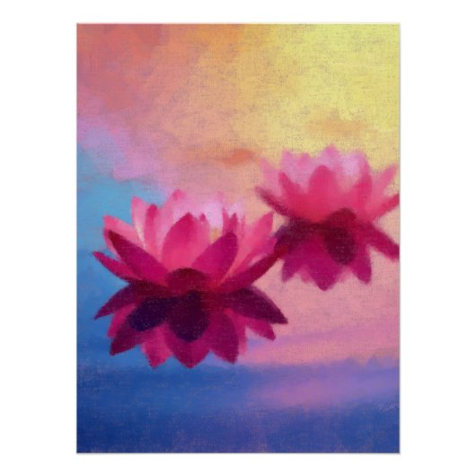 Wasser Lotus Poster (Vorderseite)