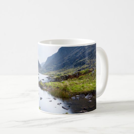 Wasser | Lücke von Dunloe Landkreis Kerry Irland Kaffeetasse (VorderseiteRechts)