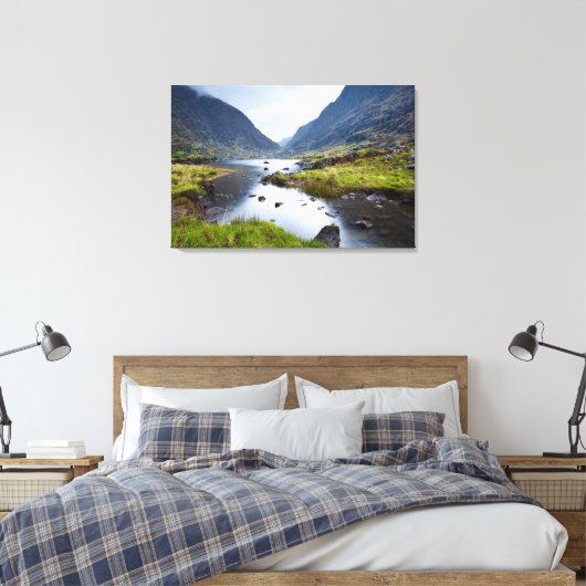 Wasser | Lücke von Dunloe Landkreis Kerry Irland Leinwanddruck (Insitu (Schlafzimmer))
