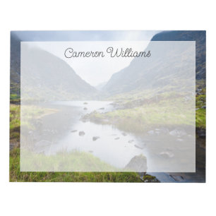 Wasser   Lücke von Dunloe Landkreis Kerry Irland Notizblock