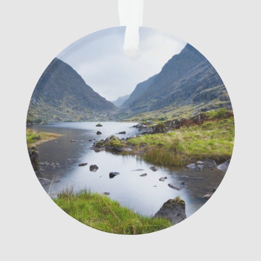 Wasser | Lücke von Dunloe Landkreis Kerry Irland Ornament (Rückseite)