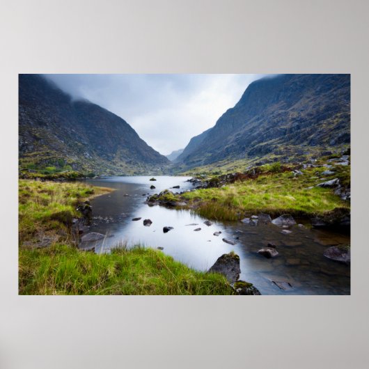 Wasser | Lücke von Dunloe Landkreis Kerry Irland Poster (Vorne)