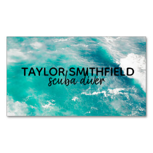 Wasser Magnetische Visitenkarte