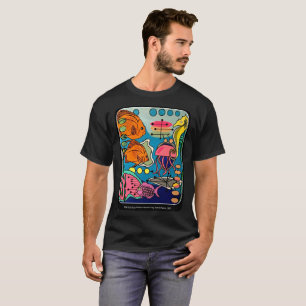 Wasser" Malerei "des Mitte- des T-Shirt