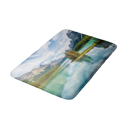 Wasser | Maligne Lake, Jasper National Park, Kanad Badematte (Schrägansicht)