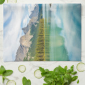 Wasser | Maligne Lake, Jasper National Park, Kanad Geschirrtuch (Gefaltet)