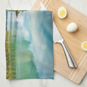 Wasser | Maligne Lake, Jasper National Park, Kanad Geschirrtuch (Viertel Falte)