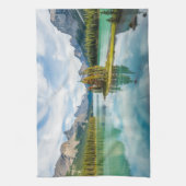 Wasser | Maligne Lake, Jasper National Park, Kanad Geschirrtuch (Vertikal)