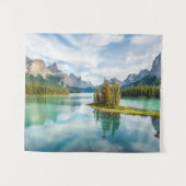 Wasser | Maligne Lake, Jasper National Park, Kanad Wandteppich (Vorderseite (Horizontal))