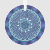 Wasser Mandala Akrylic Ornament (Rückseite)