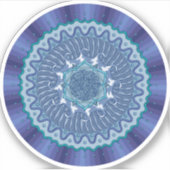 Wasser Mandala Contour Sticker (Vorderseite)