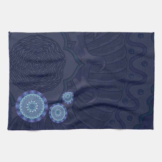 Wasser Mandala Handtuch (Horizontal)