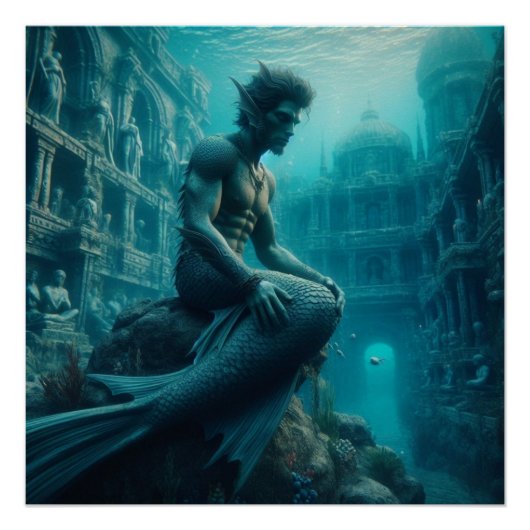 Wasser mann poster (Vorderseite)