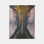 Wasser | Maroon Bells Colorado Fleecedecke (Vorderseite)