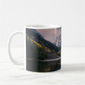 Wasser | Maroon Bells Colorado Kaffeetasse (Links)