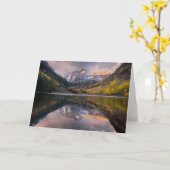 Wasser | Maroon Bells Colorado Karte (Gelbe Blume)