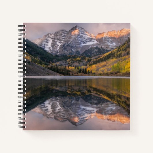 Wasser | Maroon Bells Colorado Notizblock (Vorderseite)