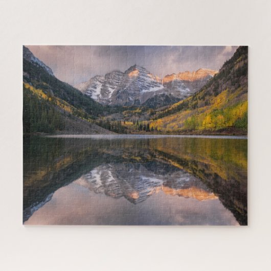 Wasser | Maroon Bells Colorado Puzzle (Horizontal)