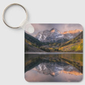 Wasser | Maroon Bells Colorado Schlüsselanhänger (Vorderseite)