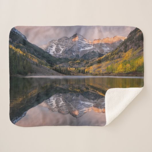 Wasser | Maroon Bells Colorado Sherpadecke (Vorderseite (Horizontal))
