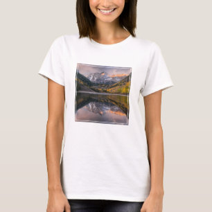 Wasser   Maroon Bells Colorado T-Shirt