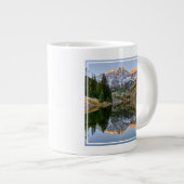 Wasser | Maroon Bells Lake Aspen Trees Jumbo-Tasse (Vorderseite Rechts)
