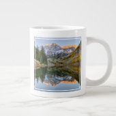 Wasser | Maroon Bells Lake Aspen Trees Jumbo-Tasse (Rechts)